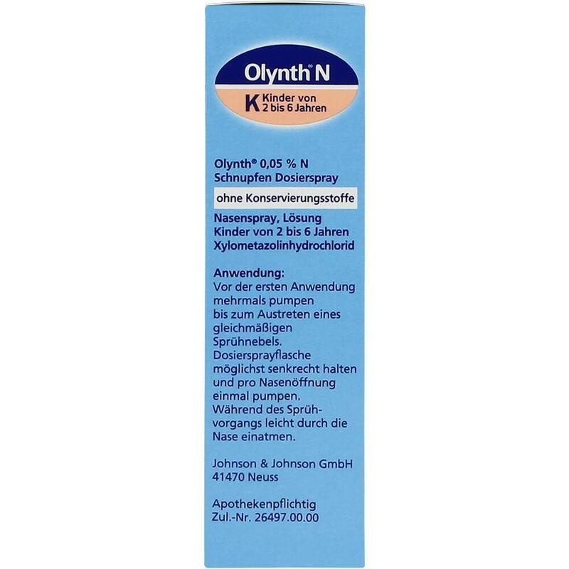 OLYNTH 0,05% N Schnupfen Dosierspray ohne Konserv.