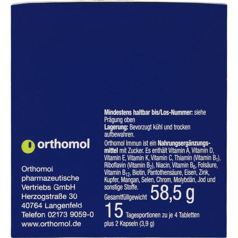 Orthomol Immun Tabletten/Kapseln (15 Stk)