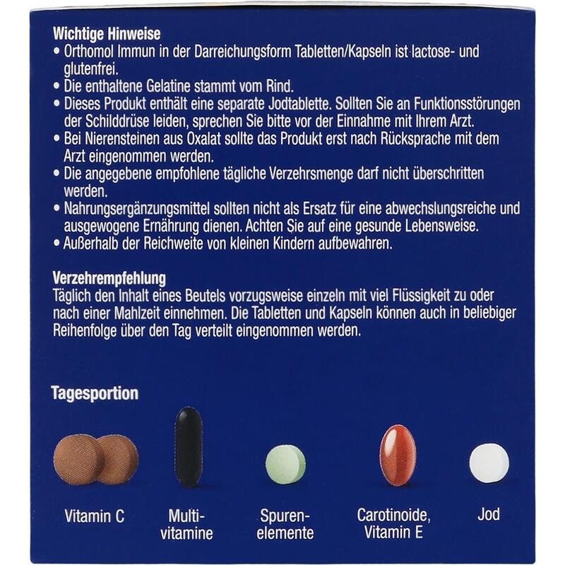 Orthomol Immun Tabletten/Kapseln (15 Stk)