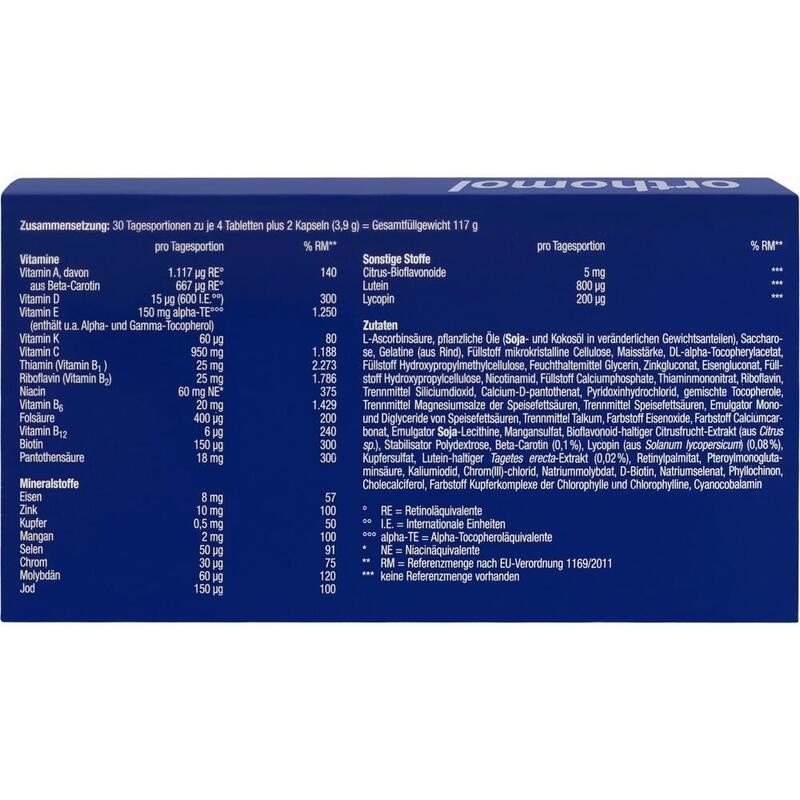Orthomol Immun Tabletten/Kapseln (30 Stk)