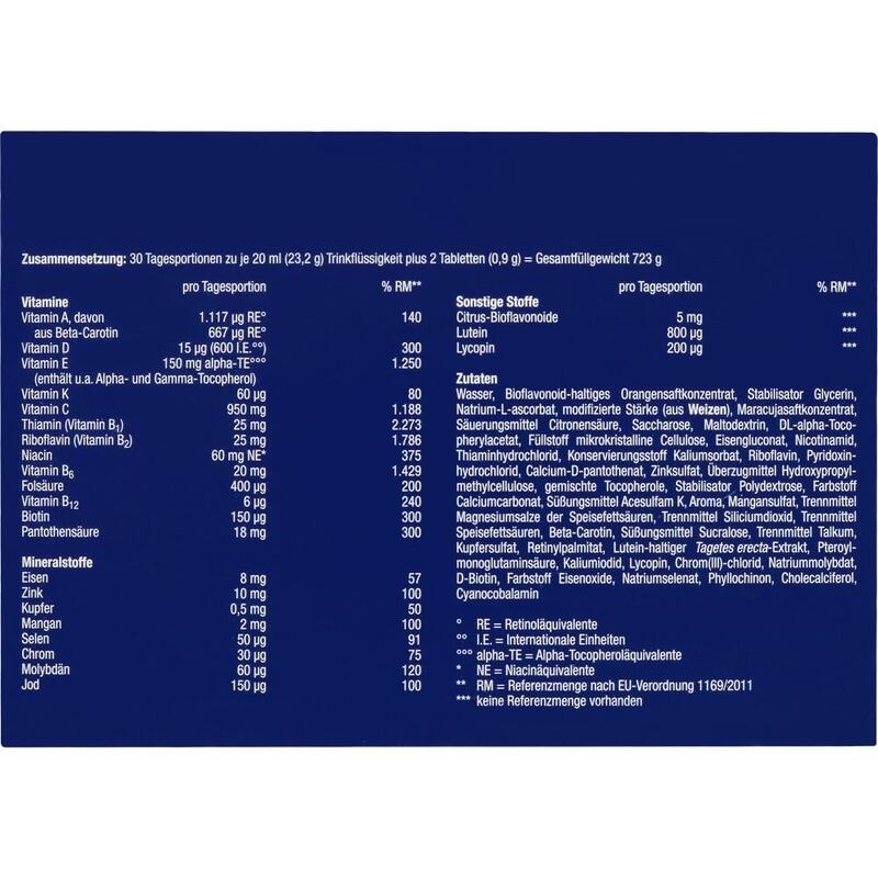 Orthomol Immun Trinkfläschchen/Tabletten (30 Stk)