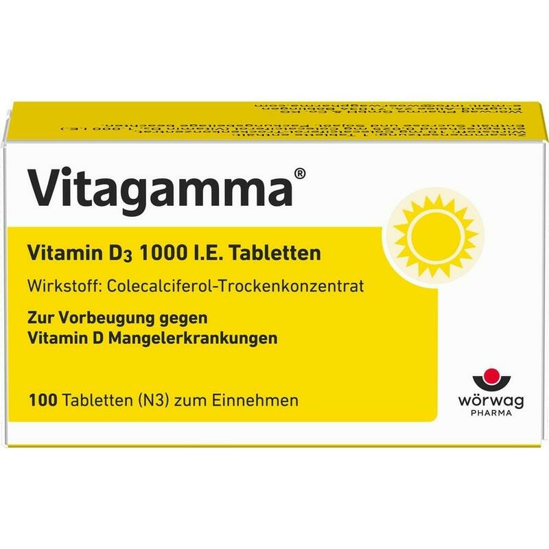VITAGAMMA Vitamin D3 1.000 I.E. Tabletten