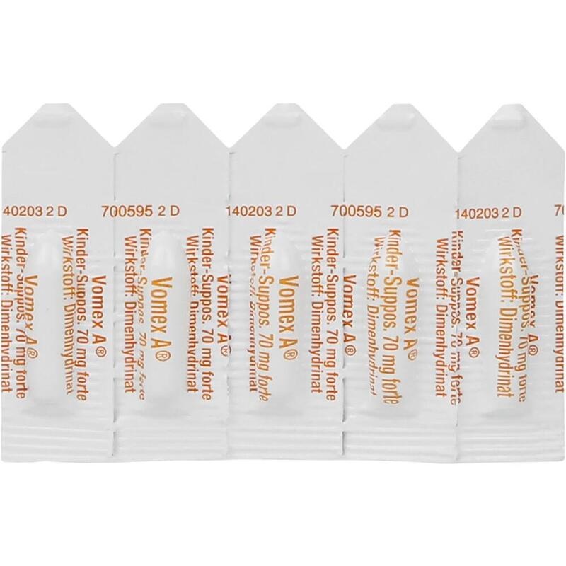 VOMEX A Kinder-Suppositorien 70 mg forte