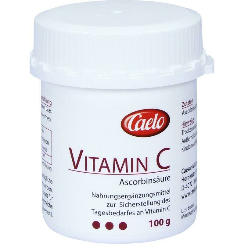 VITAMIN C ASCORBINSÄURE Caelo HV-Packung