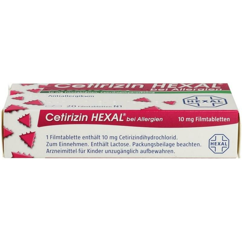 CETIRIZIN HEXAL Filmtabletten bei Allergien