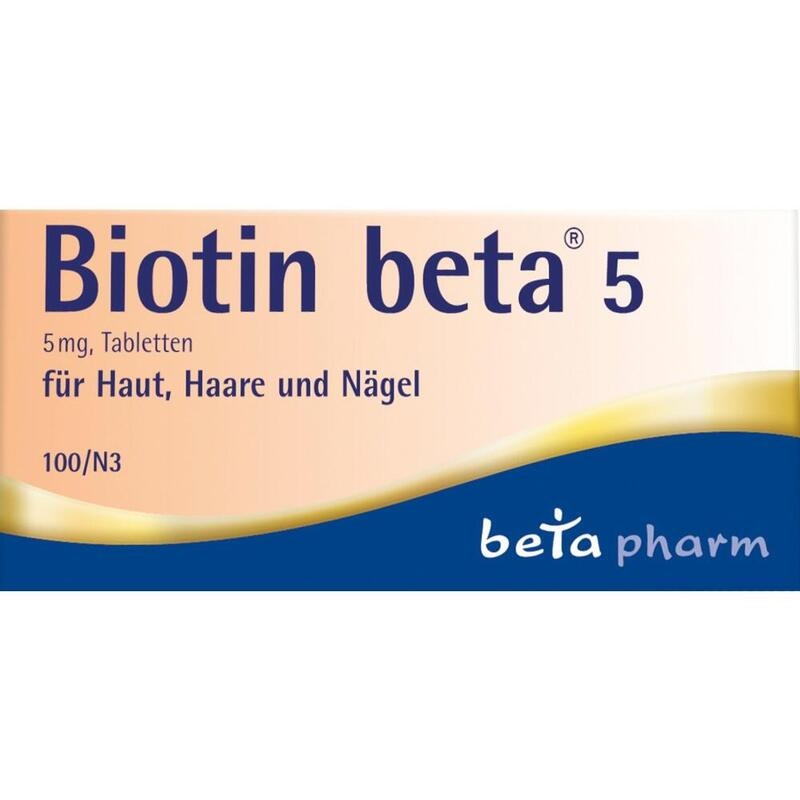 BIOTIN BETA 5 Tabletten