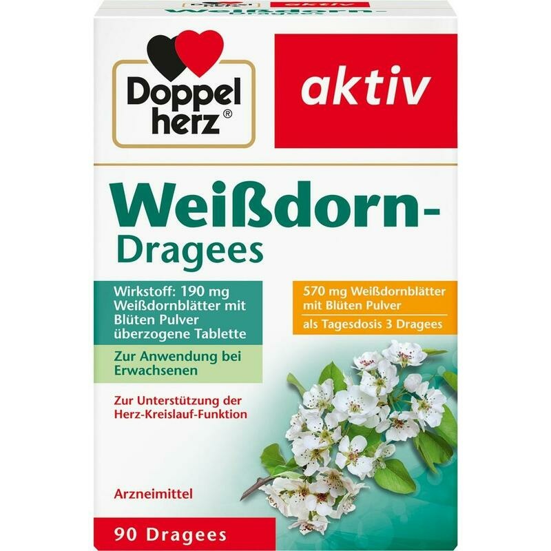 DOPPELHERZ Weißdorn Dragees