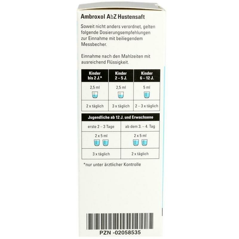 AMBROXOL AbZ Hustensaft 15 mg/5 ml