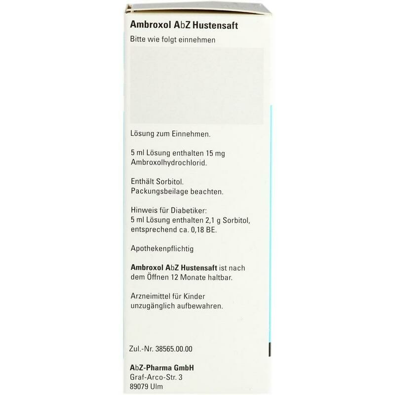 AMBROXOL AbZ Hustensaft 15 mg/5 ml