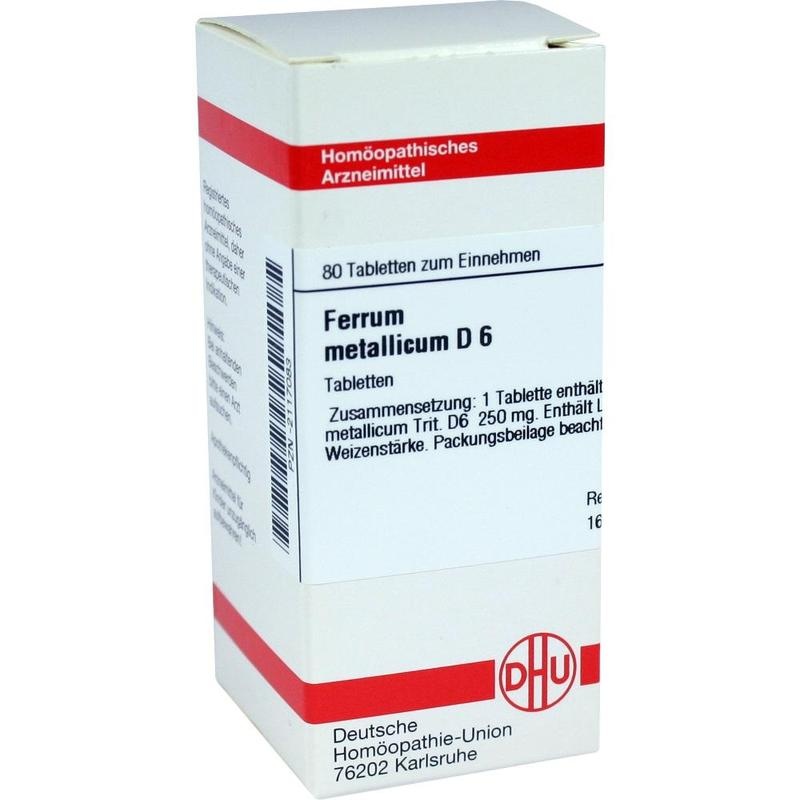 FERRUM METALLICUM D 6 Tabletten
