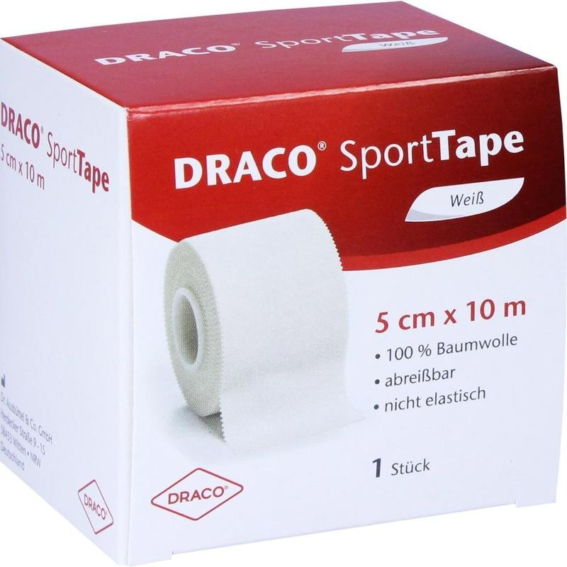 DRACO TAPEVERBAND 5 cmx10 m weiß