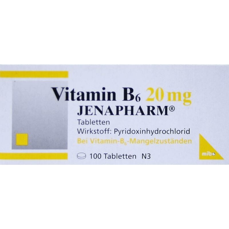 VITAMIN B6 20 mg Jenapharm Tabletten