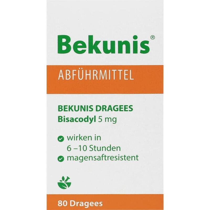 BEKUNIS Dragees Bisacodyl 5 mg magensaftres.Tabl.