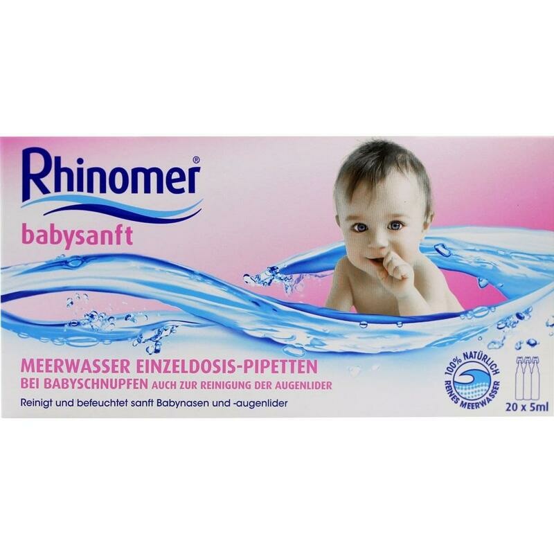 RHINOMER babysanft Meerwasser 5ml Einzeldosispip.