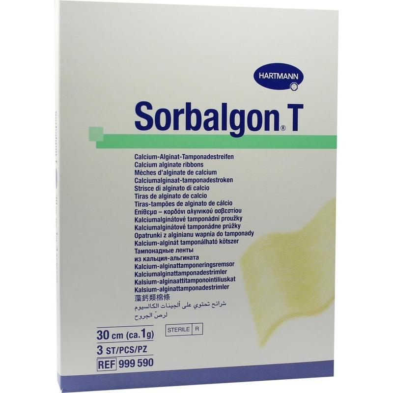 SORBALGON T Tamponade Streifen 1 g/30 cm
