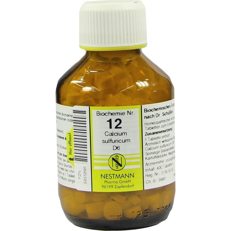 BIOCHEMIE 12 Calcium sulfuricum D 6 Tabletten