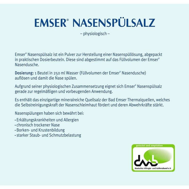 EMSER Nasenspülsalz physiologisch Btl.