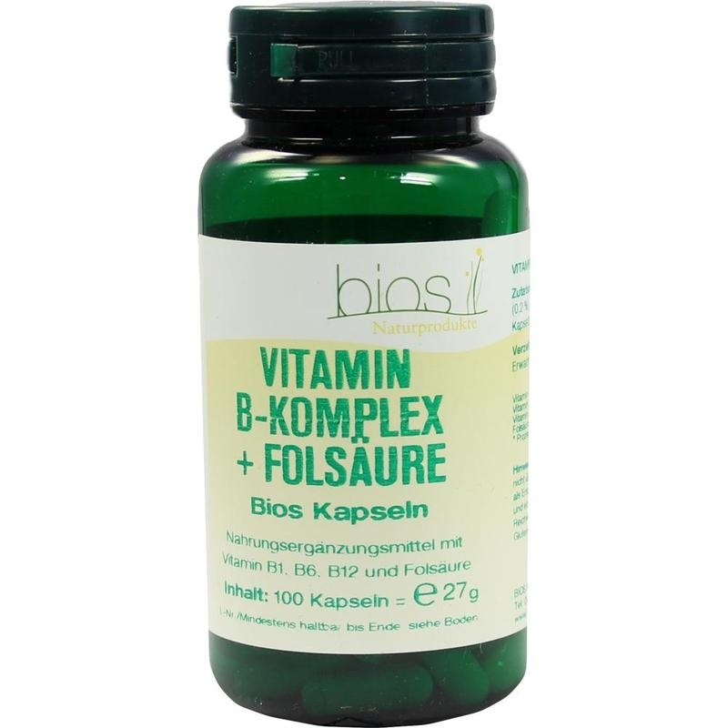 VITAMIN B KOMPLEX+Folsäure Bios Kapseln