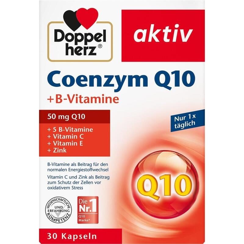 DOPPELHERZ Coenzym Q10+B Vitamine Kapseln