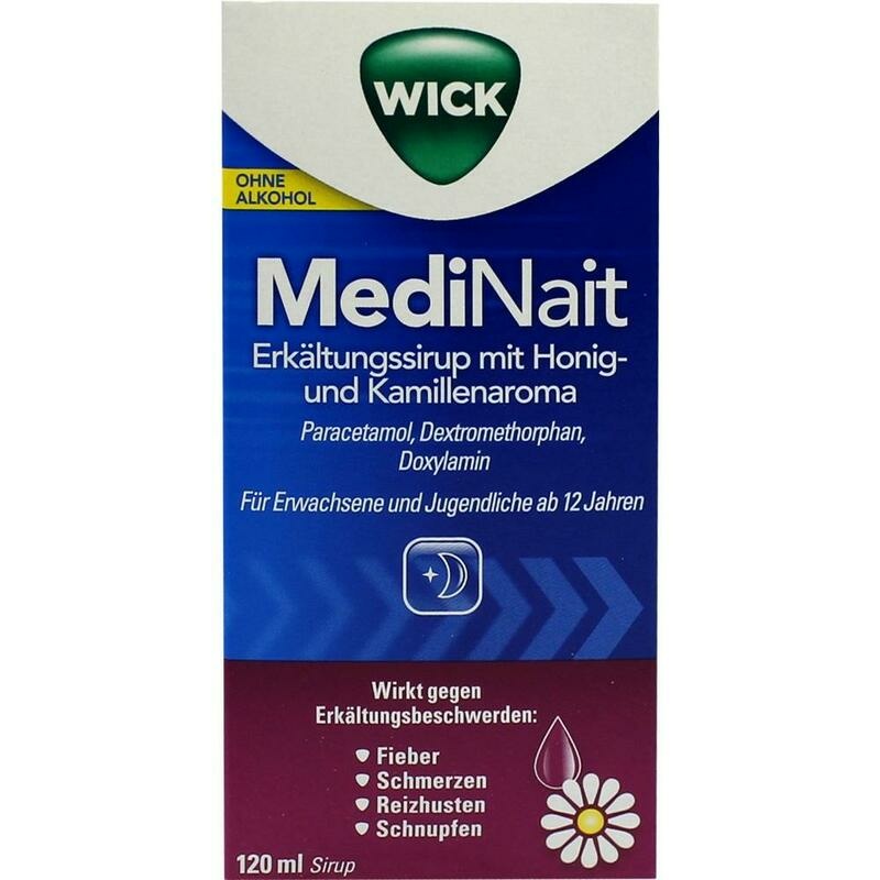 WICK MediNait Erkält.Sirup m.Honig-u.Kamillenaroma