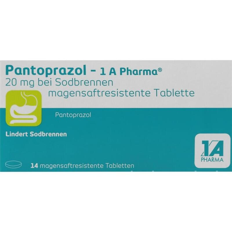 PANTOPRAZOL-1A Pharma 20mg bei Sodbrennen msr.Tab.