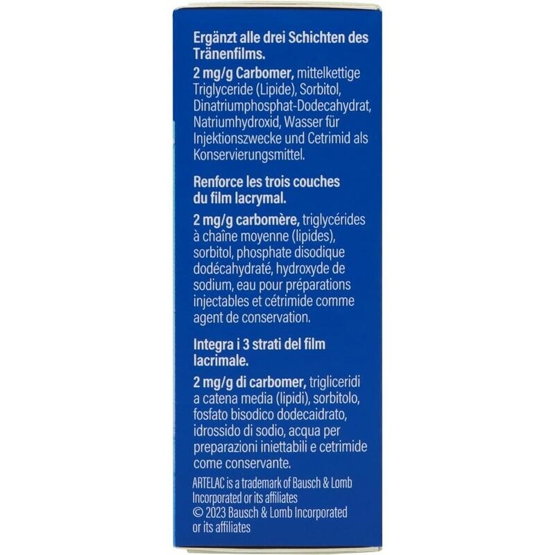 ARTELAC Lipids MD Augengel