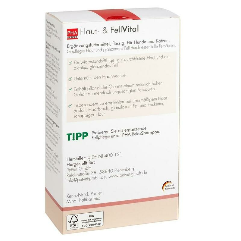 PHA Haut- und FellVital flüssig f.Hunde
