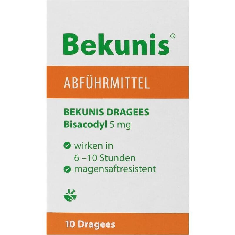 BEKUNIS Dragees Bisacodyl 5 mg magensaftres.Tabl.