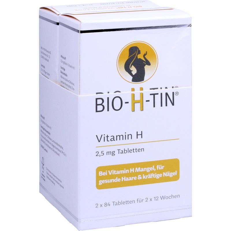 BIO-H-TIN Vitamin H 2,5 mg für 2x12 Wochen Tabl.