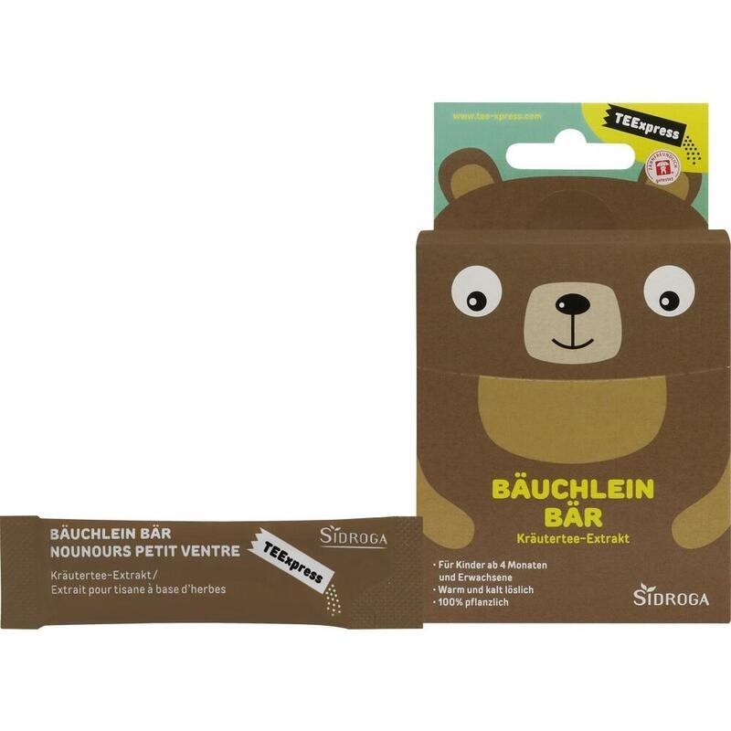 SIDROGA TEExpress Bäuchlein Bär