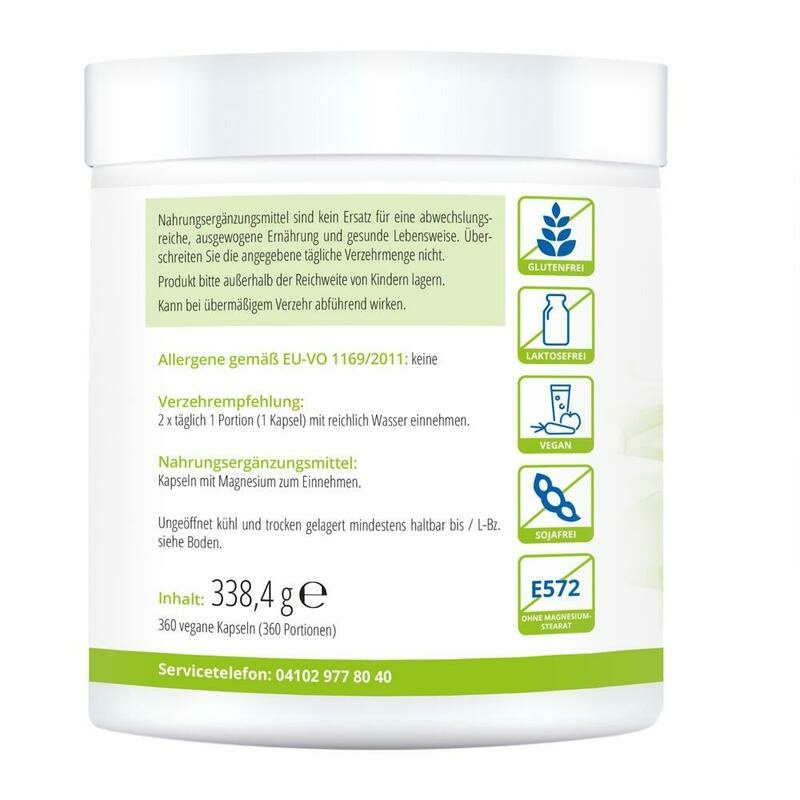 MAGNESIUMCITRAT Tri-Magnesiumdicitrat vegan Kaps.