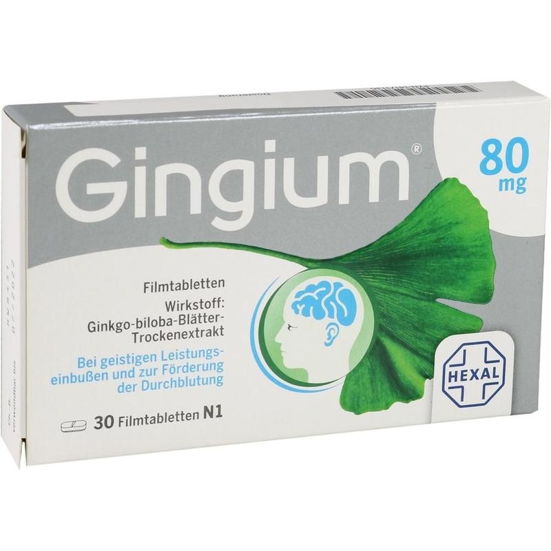 GINGIUM 80 mg Filmtabletten