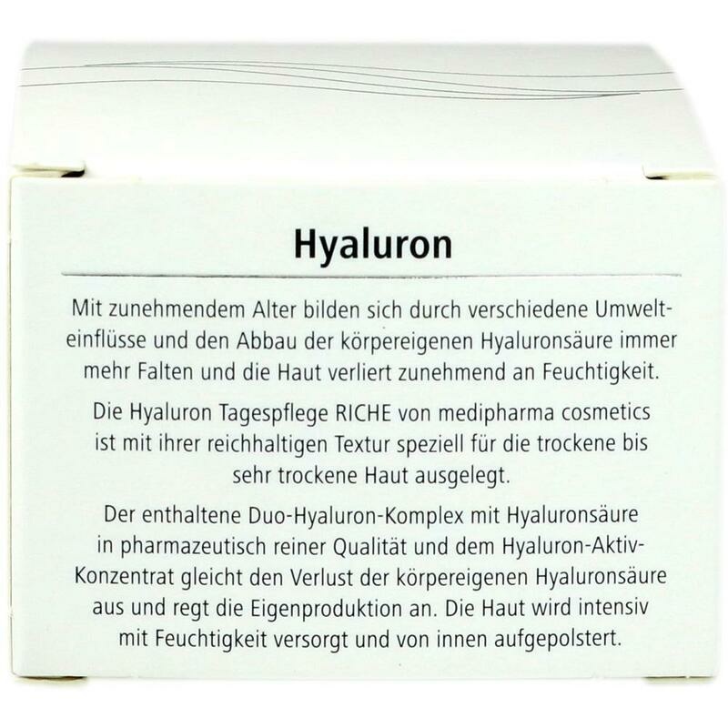 HYALURON TAGESPFLEGE riche Creme im Tiegel