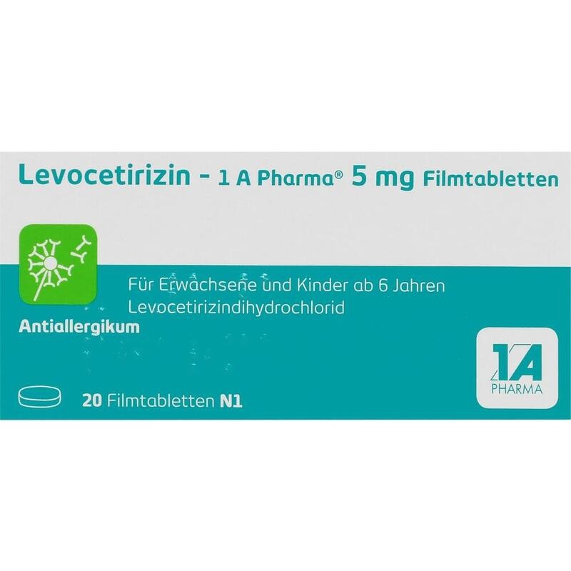 LEVOCETIRIZIN-1A Pharma 5 mg Filmtabletten