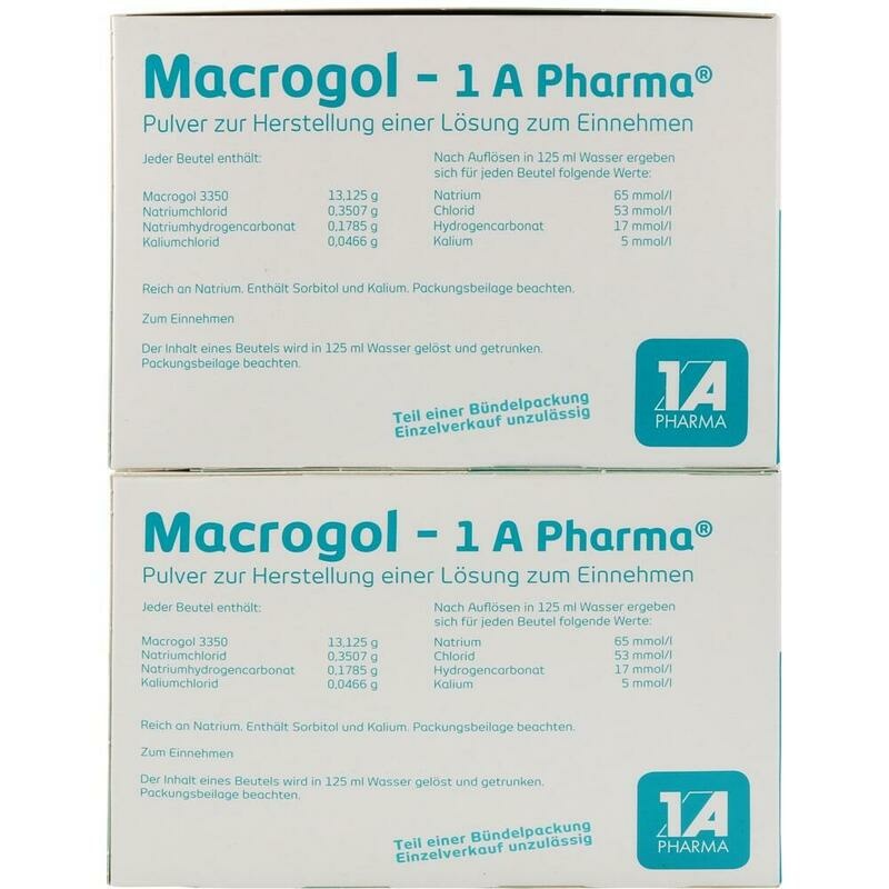 MACROGOL-1A Pharma Plv.z.Her.e.Lsg.z.Einnehmen