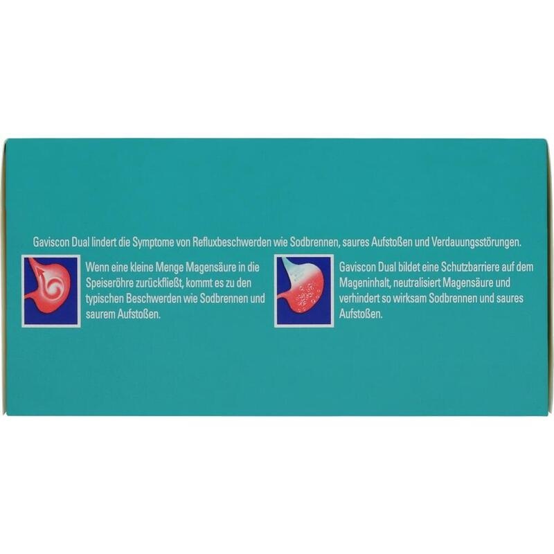 GAVISCON Dual 250mg/106,5mg/187,5mg Kautabletten