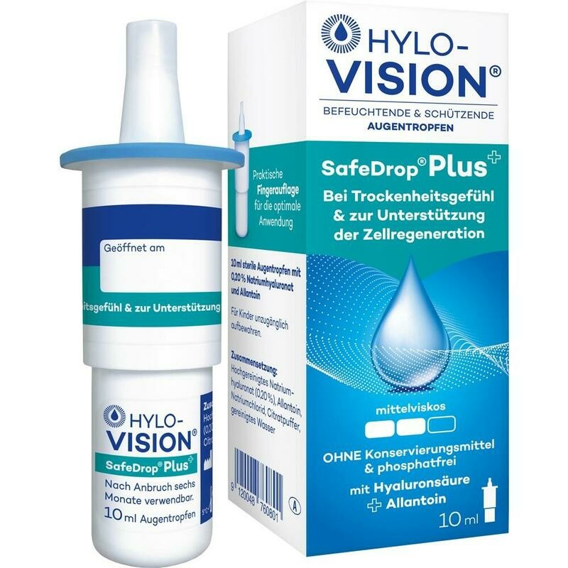 HYLO-VISION SafeDrop Plus Augentropfen