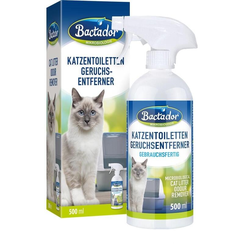 BACTADOR Katzentoiletten Geruchsentfern.Spray vet.