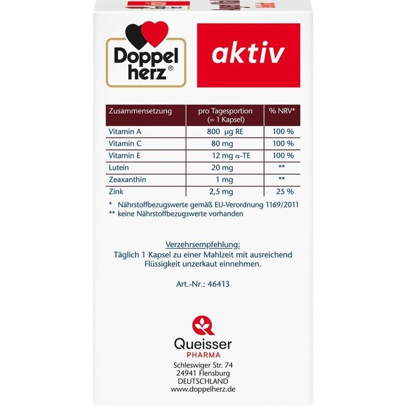 DOPPELHERZ Augen Vital Sehkraft aktiv Kapseln