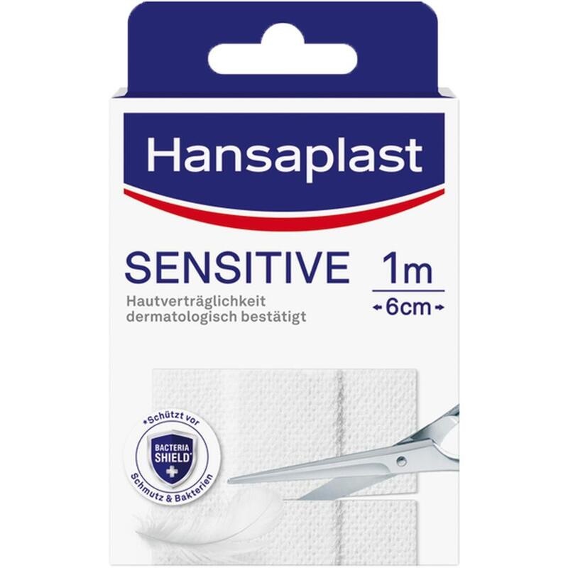 HANSAPLAST Sensitive Pflast.hypoallergen 6 cmx1 m
