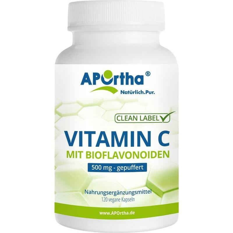 VITAMIN C 500 mg gepuffert vegan Kapseln