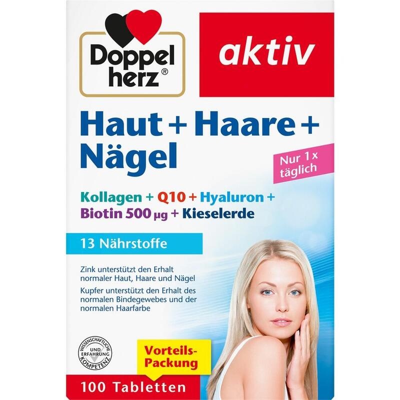 DOPPELHERZ Haut+Haare+Nägel Tabletten