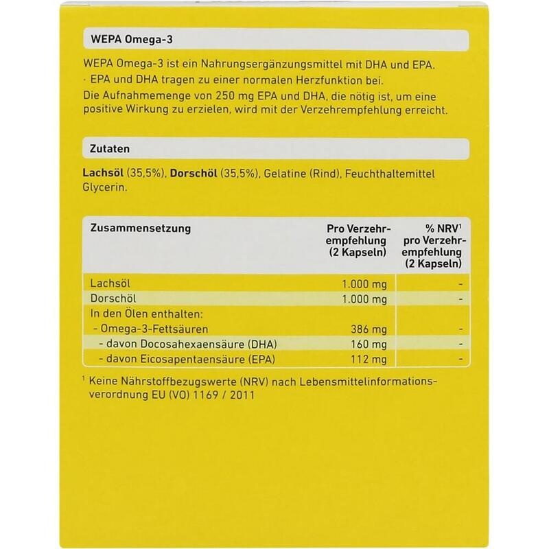 WEPA Omega-3 Kapseln