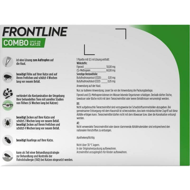 FRONTLINE Combo Spot on Katze Lsg.z.Auft.a.Haut