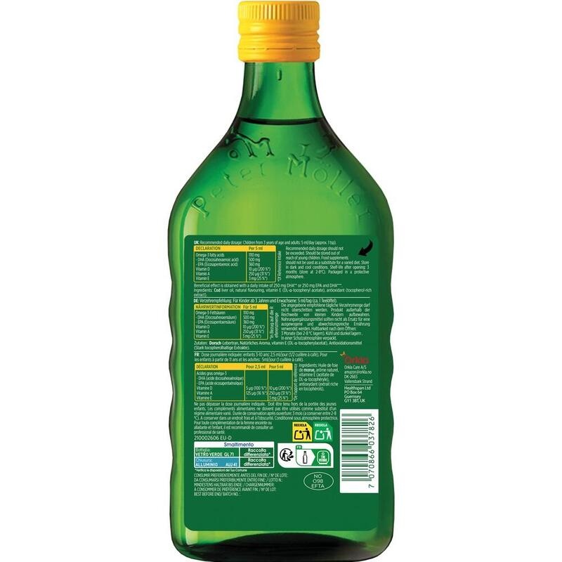 MÖLLER'S Omega-3 Zitrone Öl